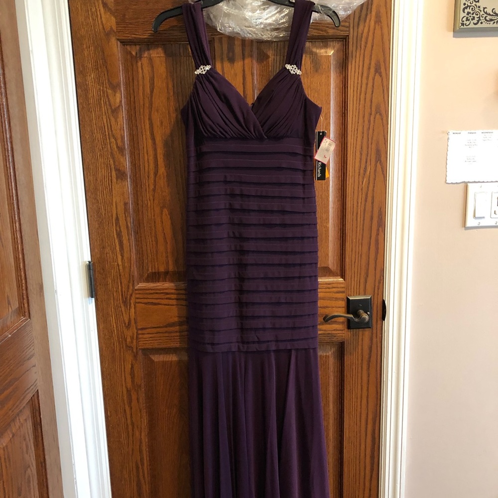 BRAND NEW EGGPLANT GOWN
